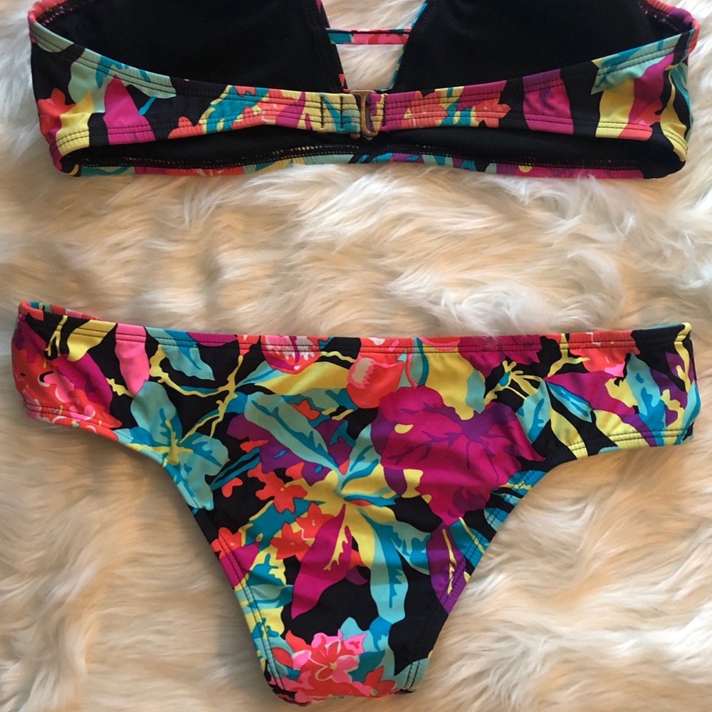 Roxy Bikini Cheeky Swimsuit—bottoms never  worn!